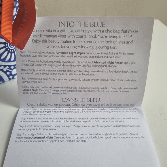 Estee lauder limited edition Lipstick bundle skincare pouch Cosmetics bag travel - Picture 15 of 16